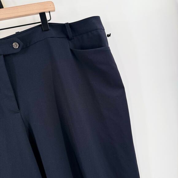 CALVIN KLEIN Pants Size 22W Modern Fit NWT Tapered Leg Business Navy Plus Curvy - Picture 9 of 13